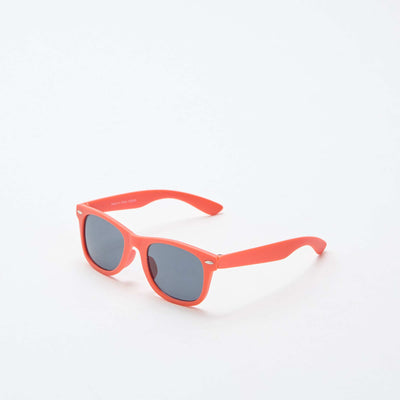 Paire de lunette de soleil classique unie ORANGE