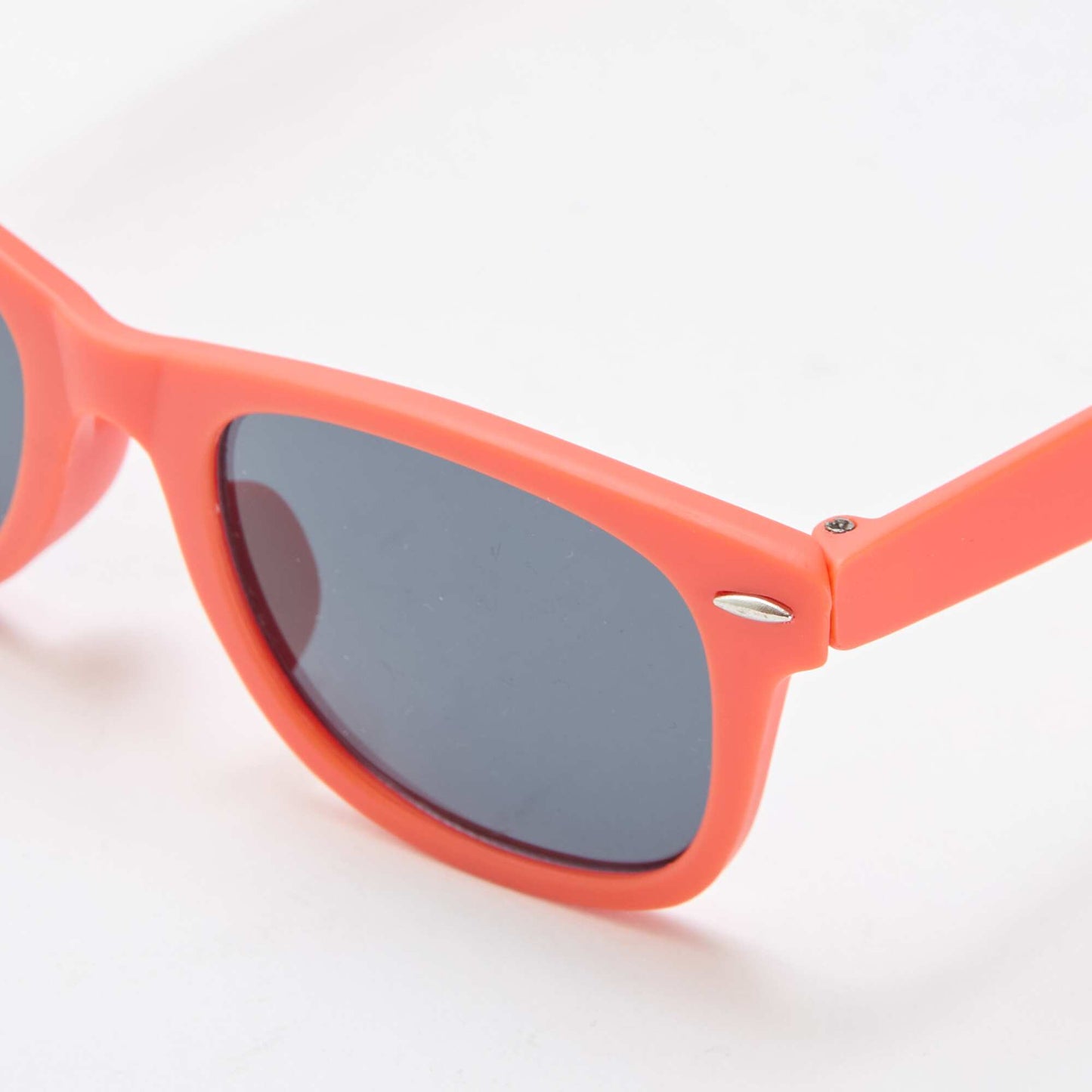 Paire de lunette de soleil classique unie ORANGE