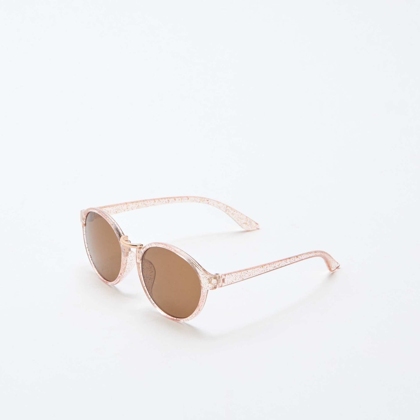 Paire de lunettes de soleil à paillettes ROSE