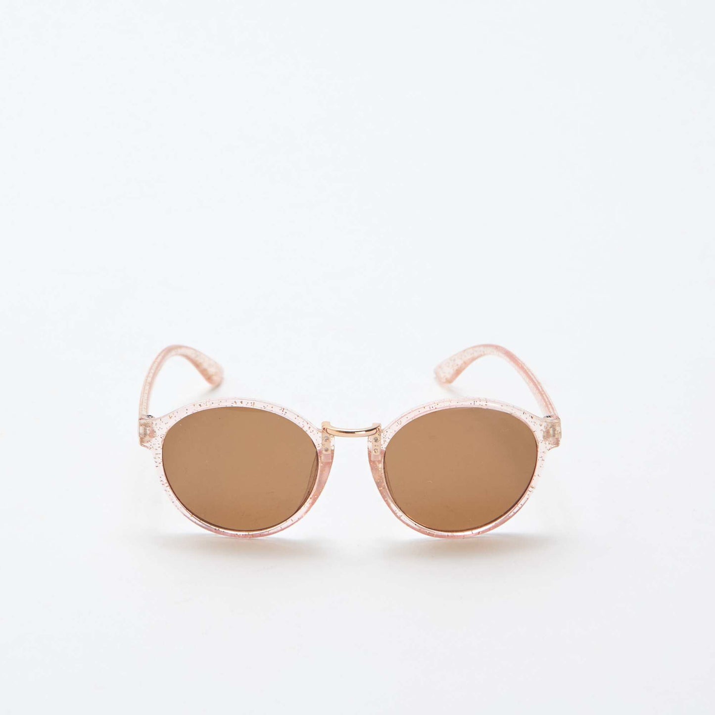 Paire de lunettes de soleil à paillettes ROSE