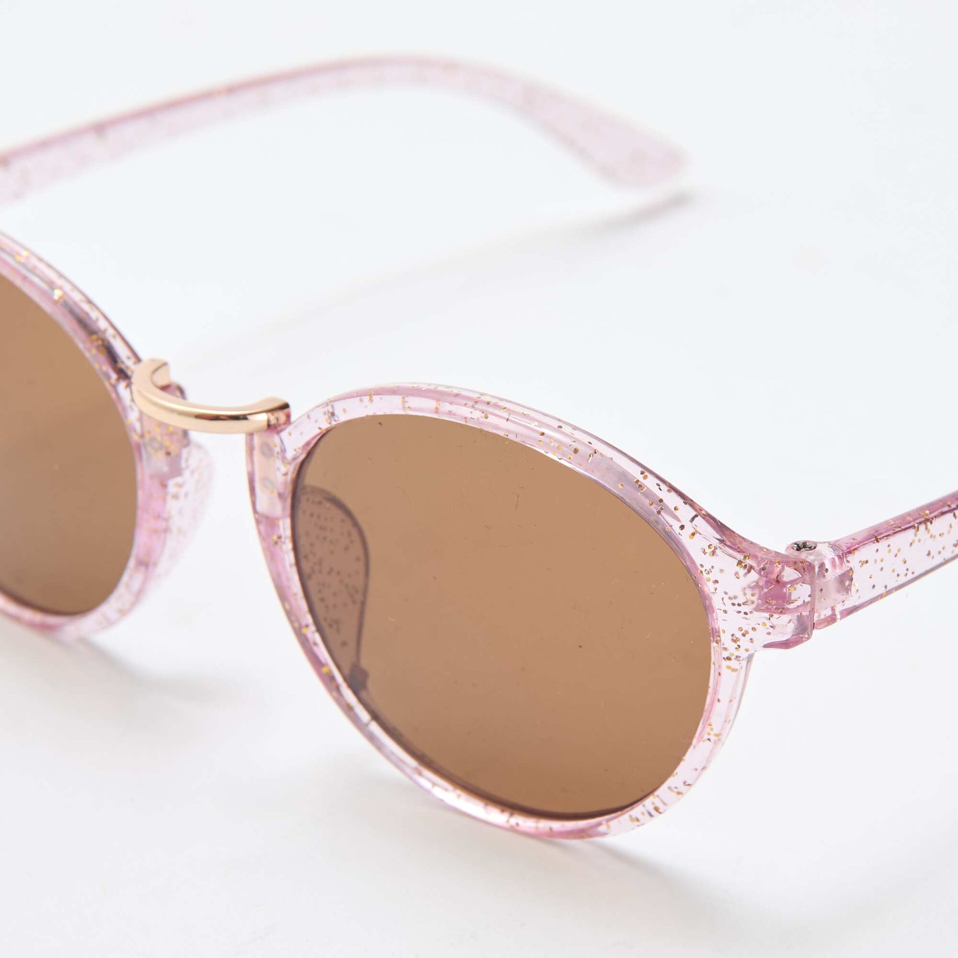 Paire de lunettes de soleil à paillettes VIOLET