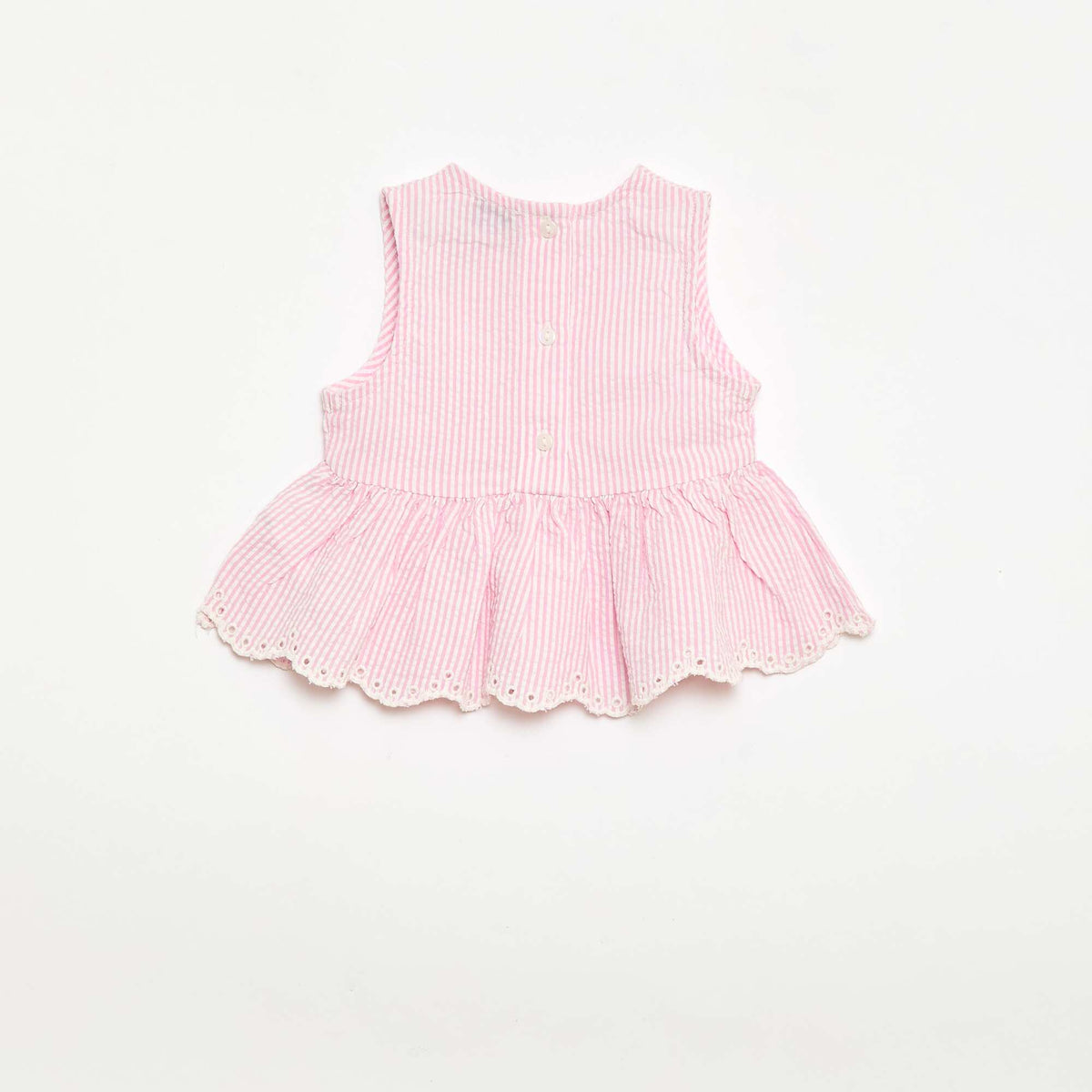 Ensemble blouse + pantalon Vichy -  2 pièces ROSE