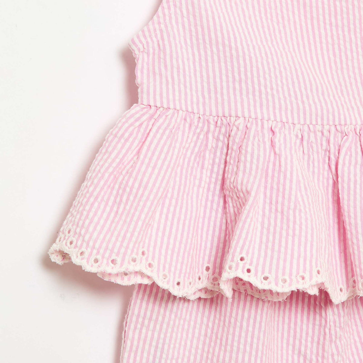 Ensemble blouse + pantalon Vichy -  2 pièces ROSE