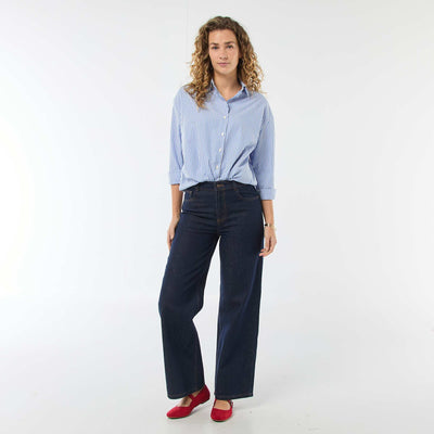 Jean wide leg BLEU