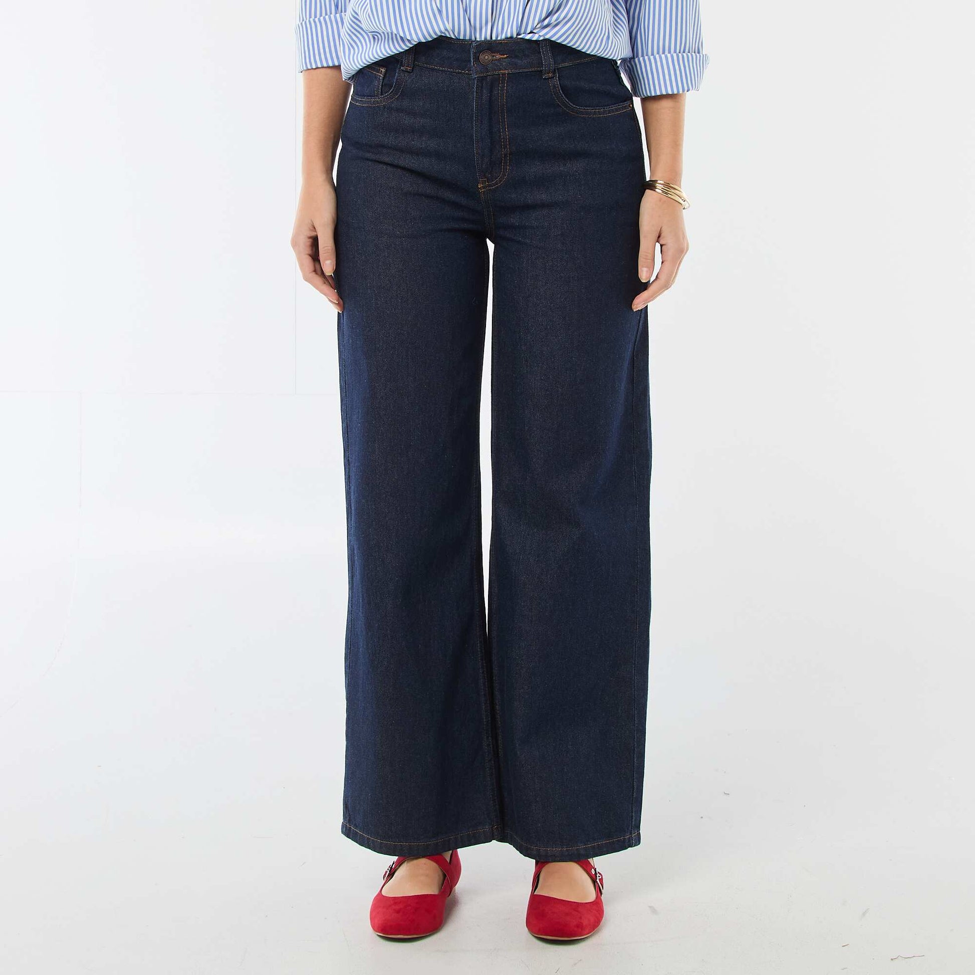 Jean wide leg BLEU