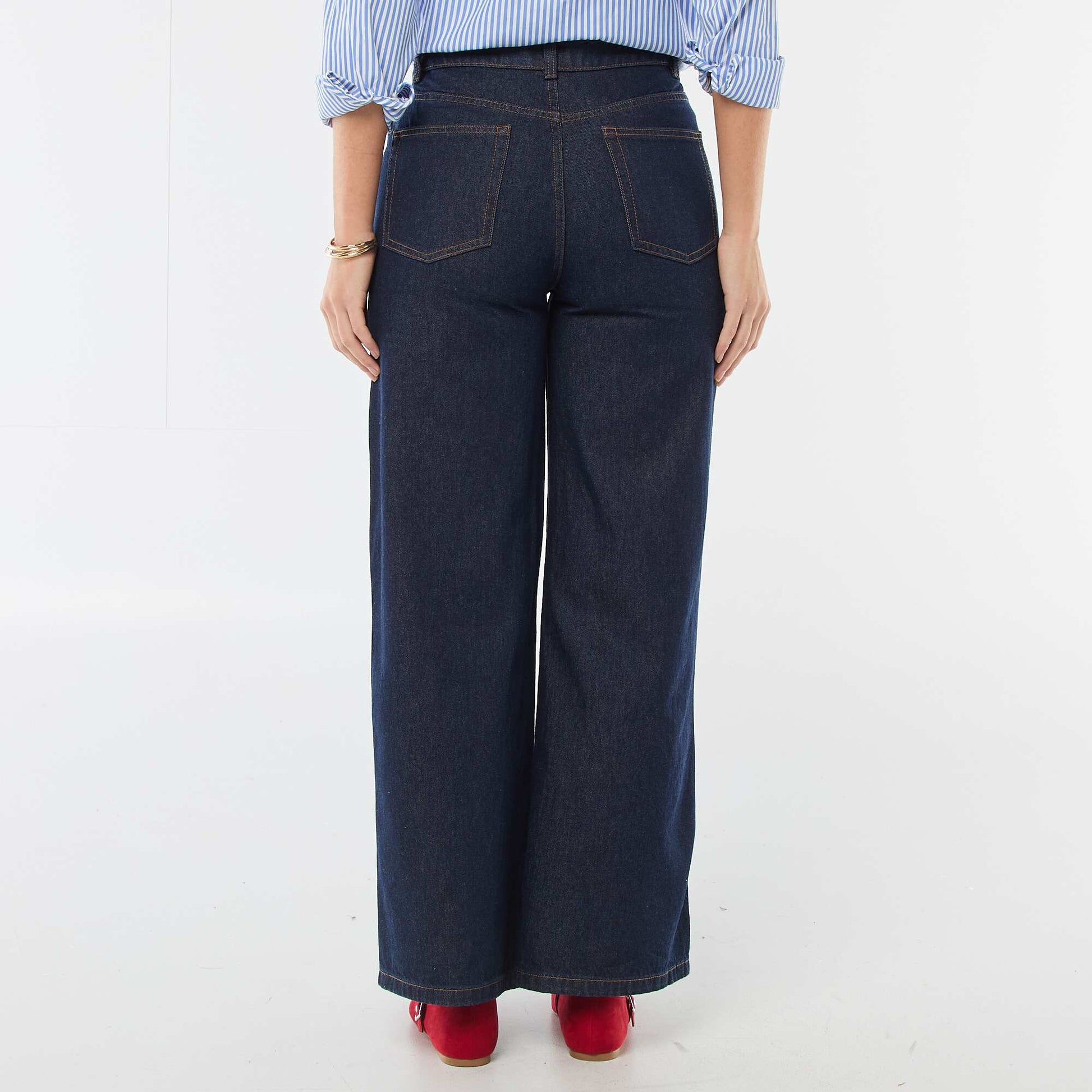 Jean wide leg BLEU