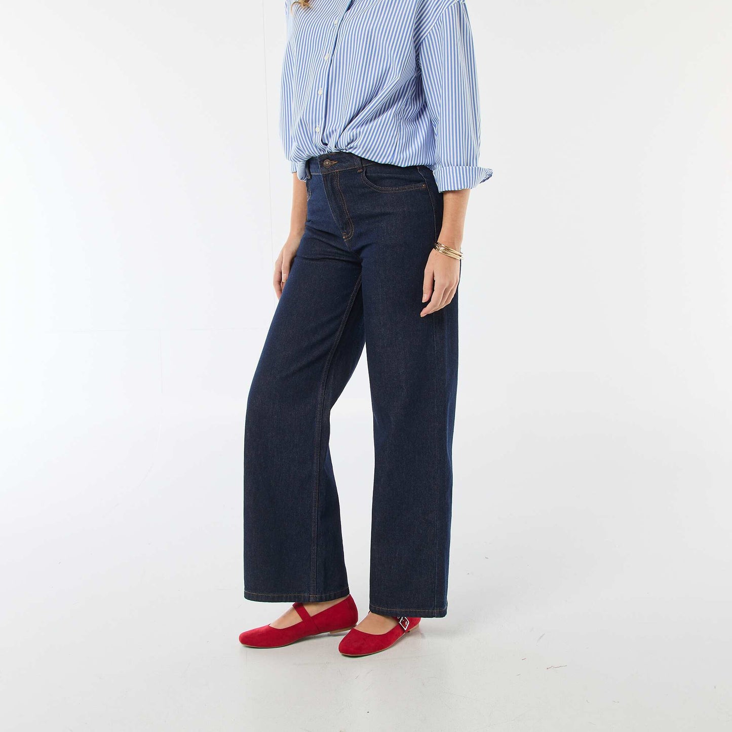 Jean wide leg BLEU