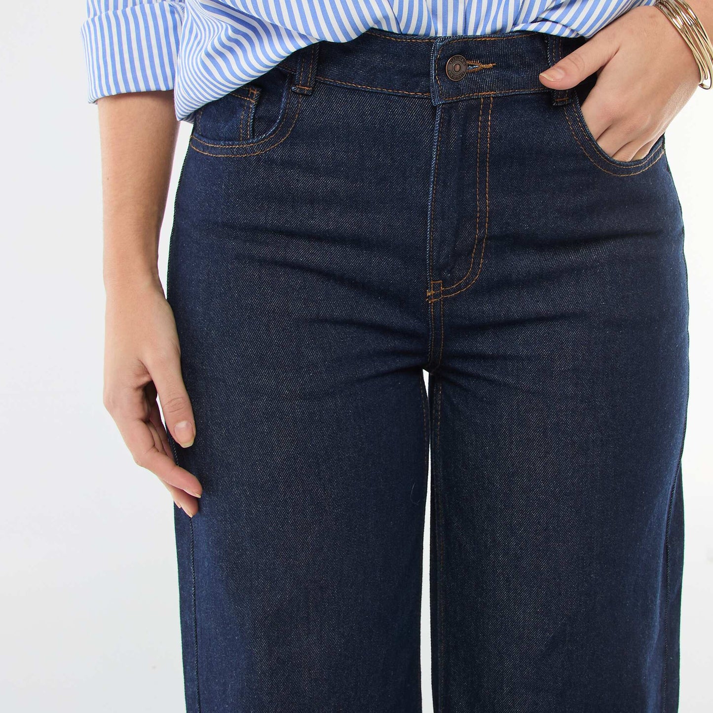Jean wide leg BLEU