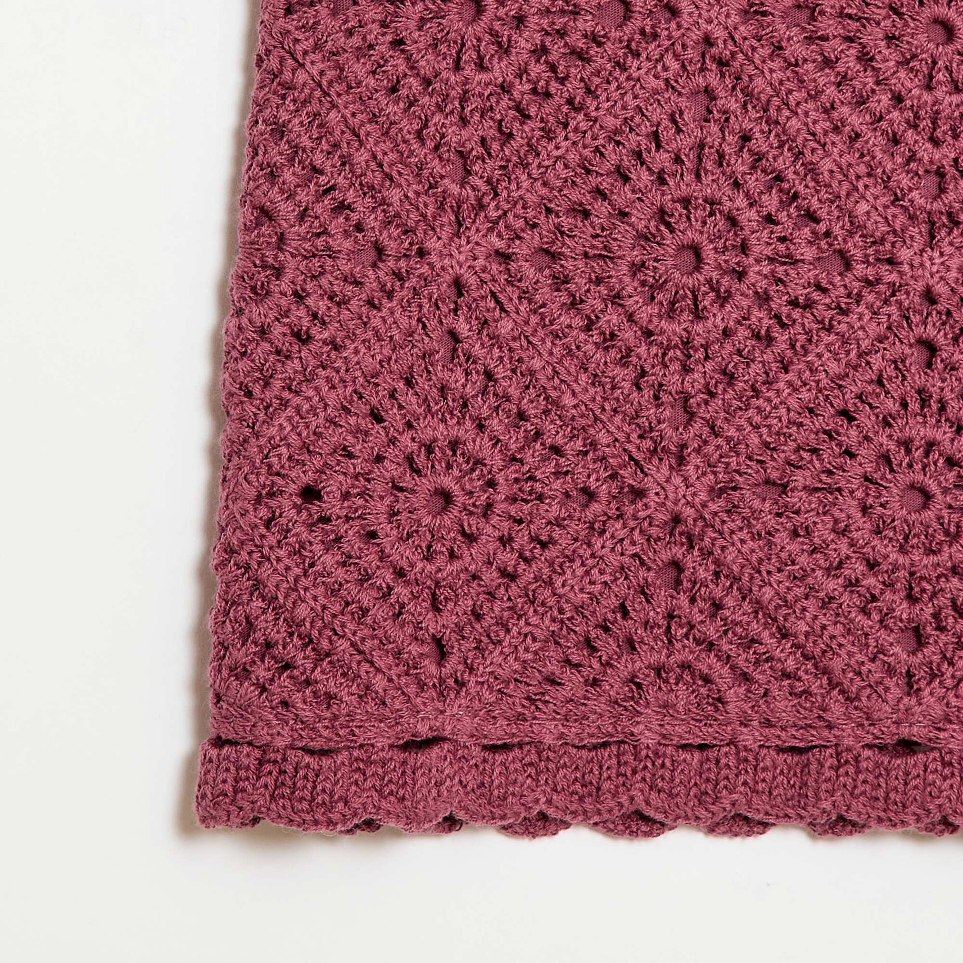 Top en crochet uni VIOLET