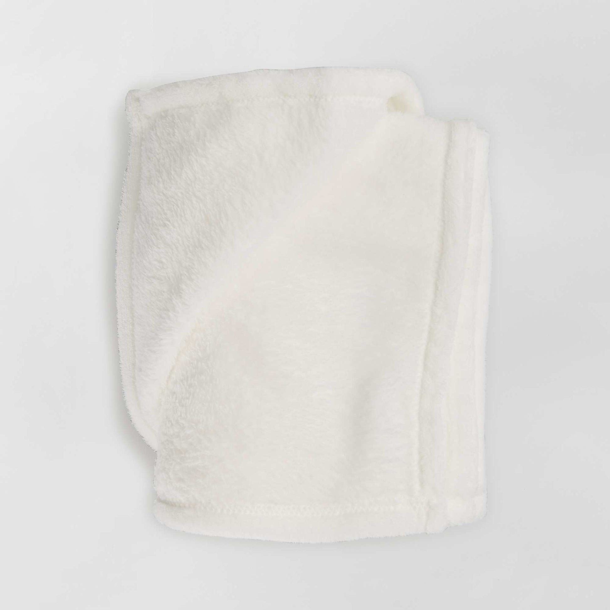 Plaid bébé polaire éCRU