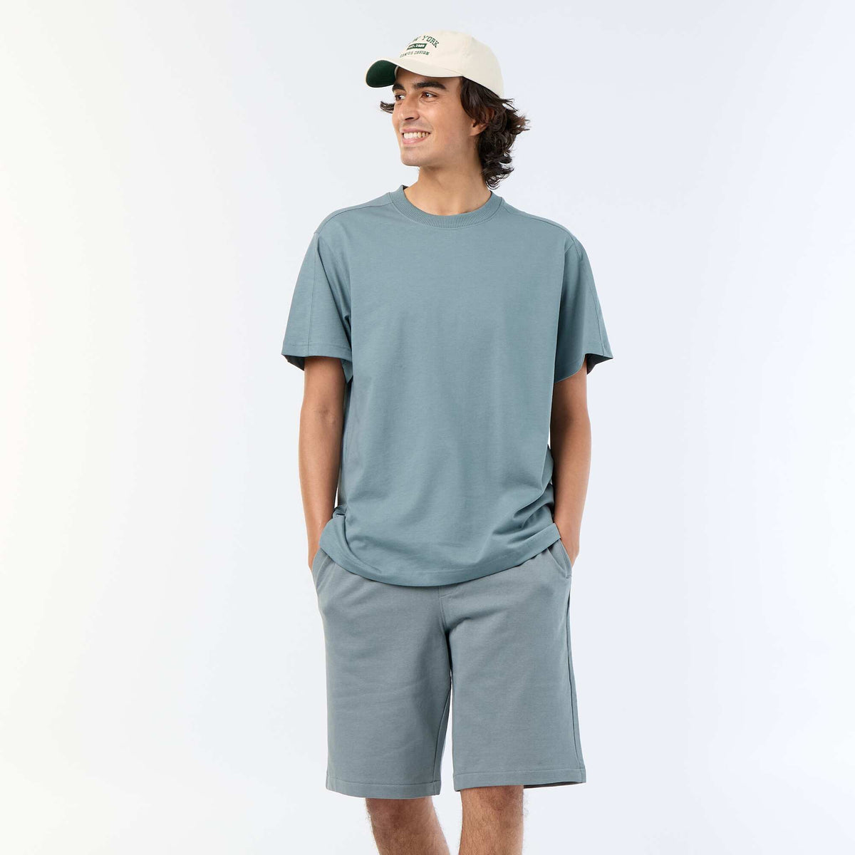 Bermuda en French Terry BLEU