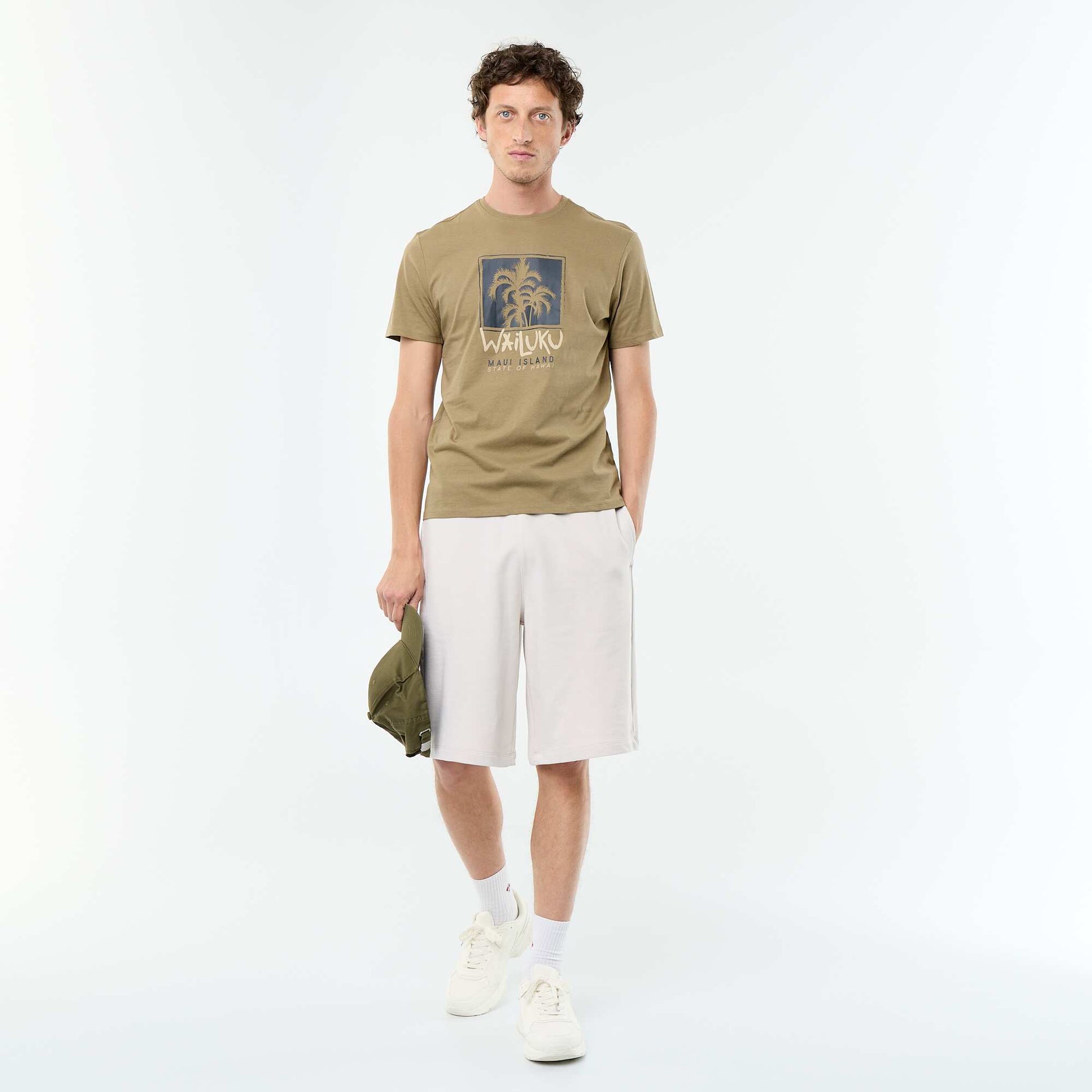 Bermuda en French Terry GRIS