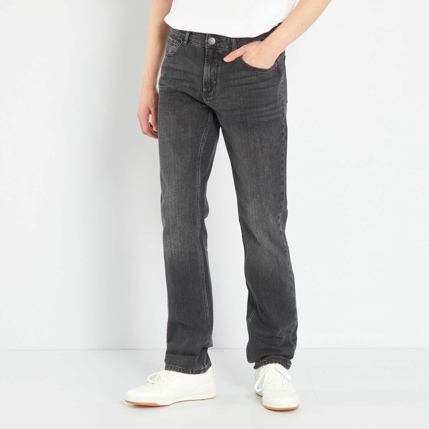 Jean regular L34 Noir gris