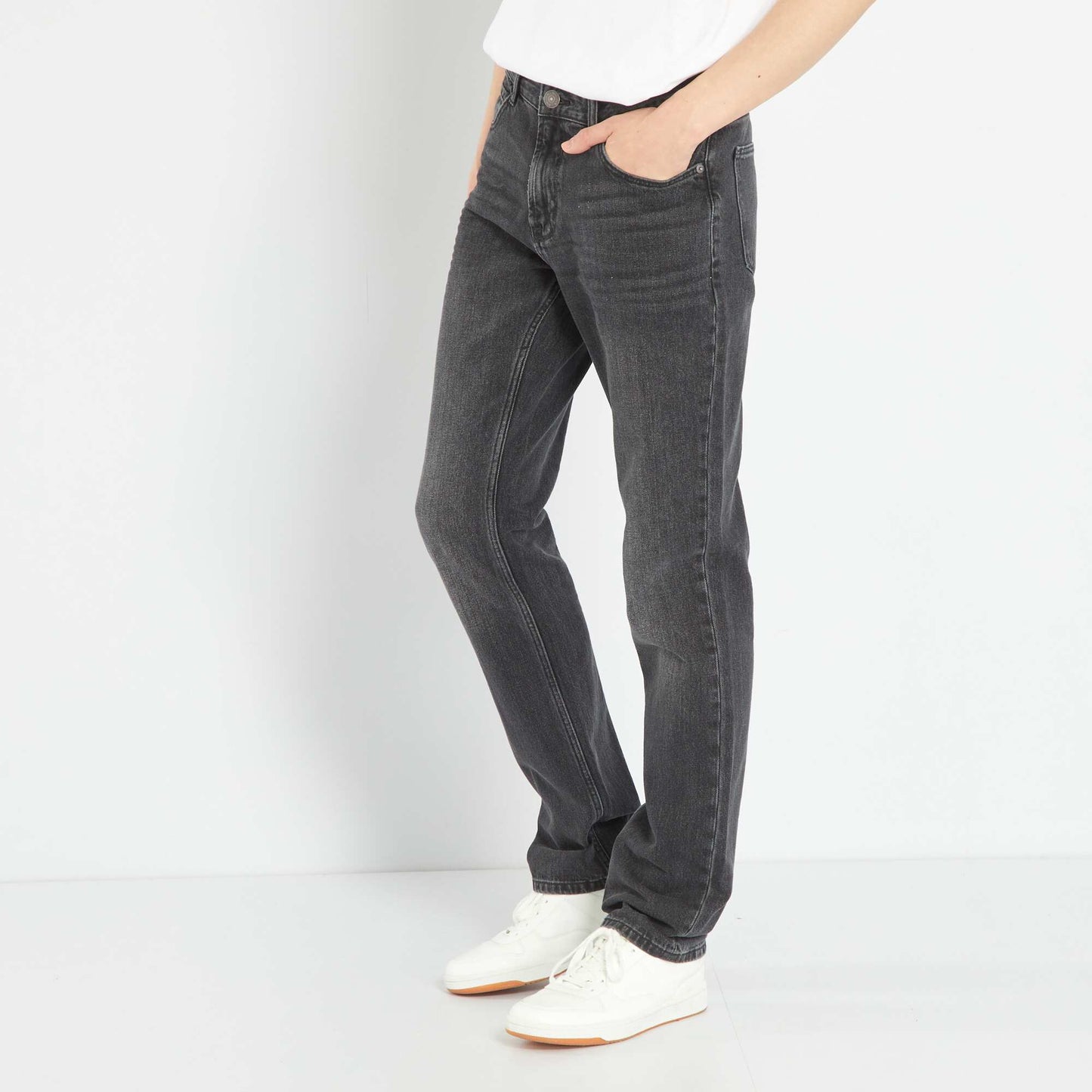 Jean regular L34 Noir gris