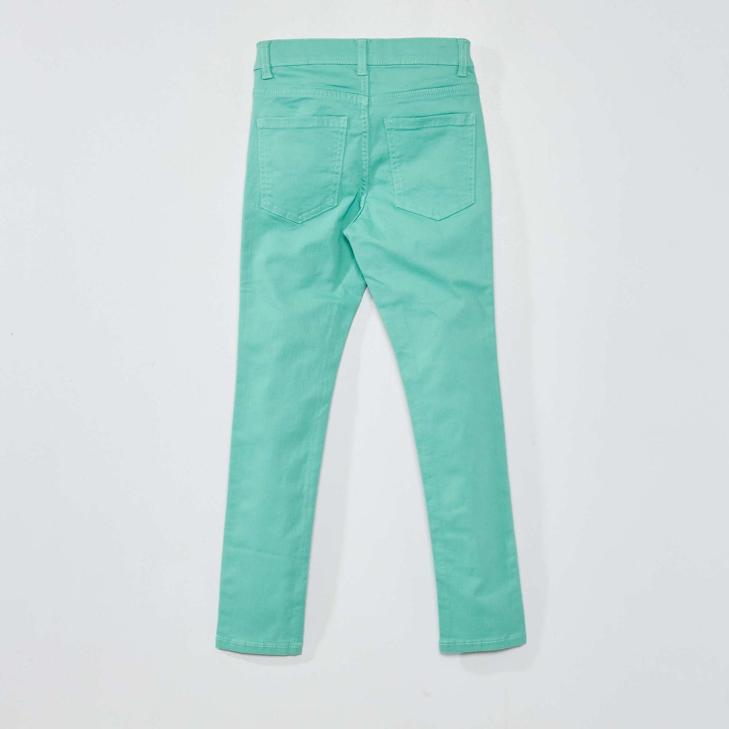 Jean skinny à 5 poches VERT