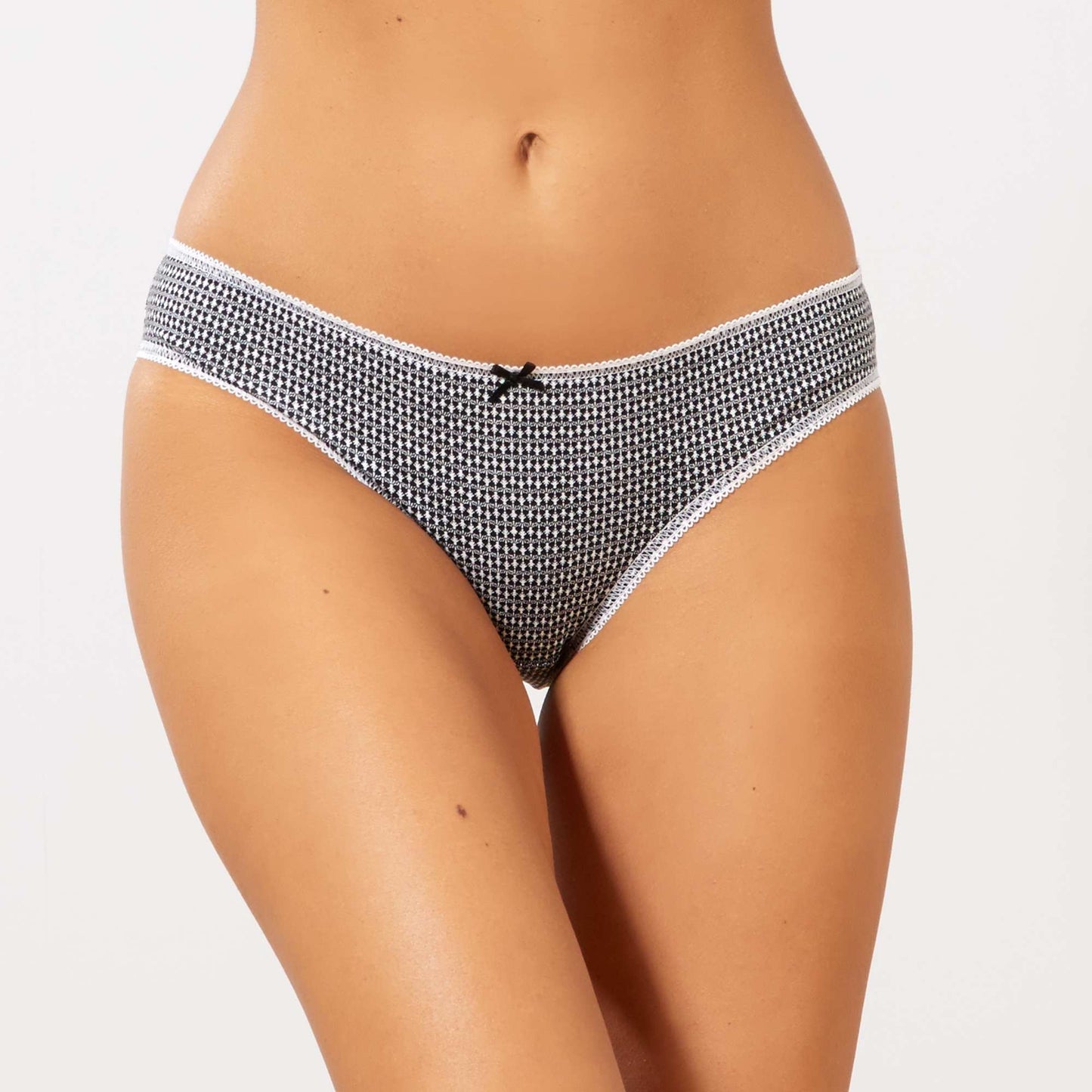 Lot de 3 culottes blanc/noir