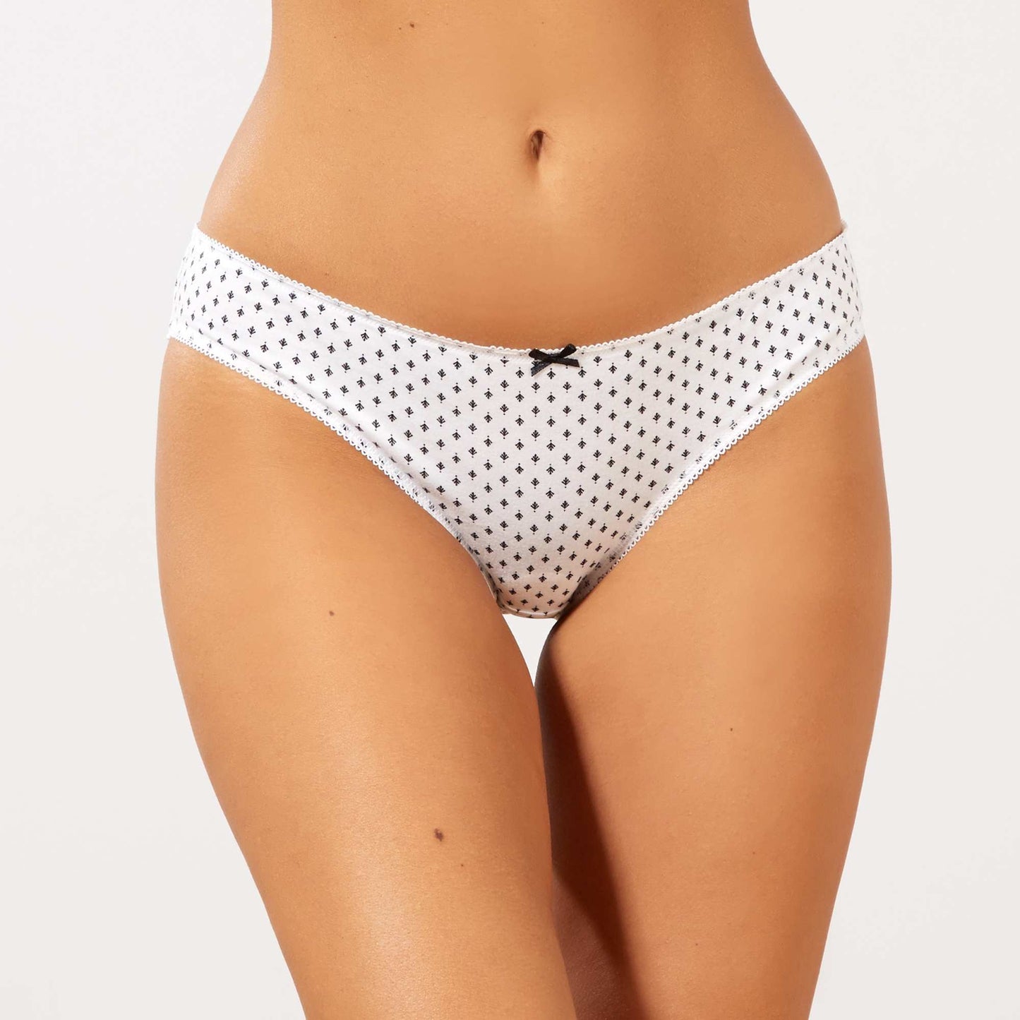 Lot de 3 culottes blanc/noir
