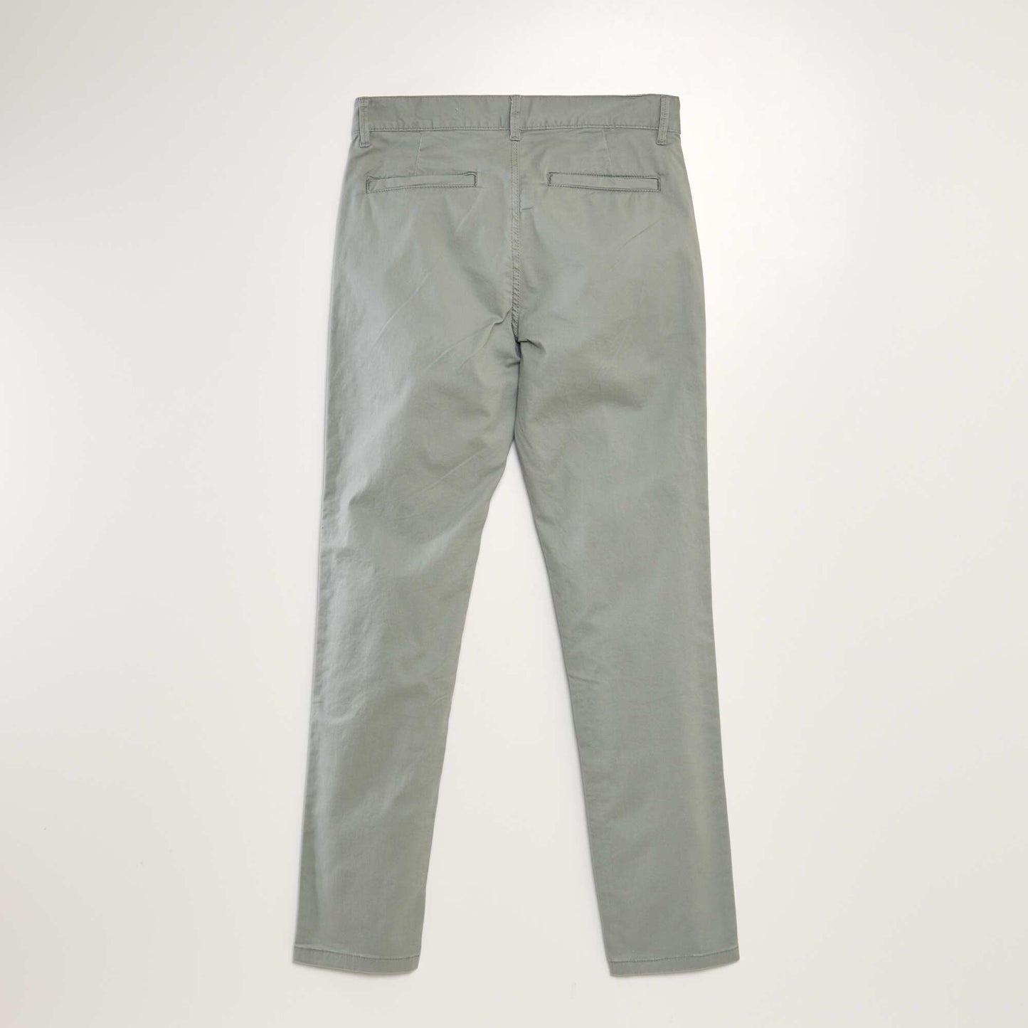 Pantalon chino slim Vert clair