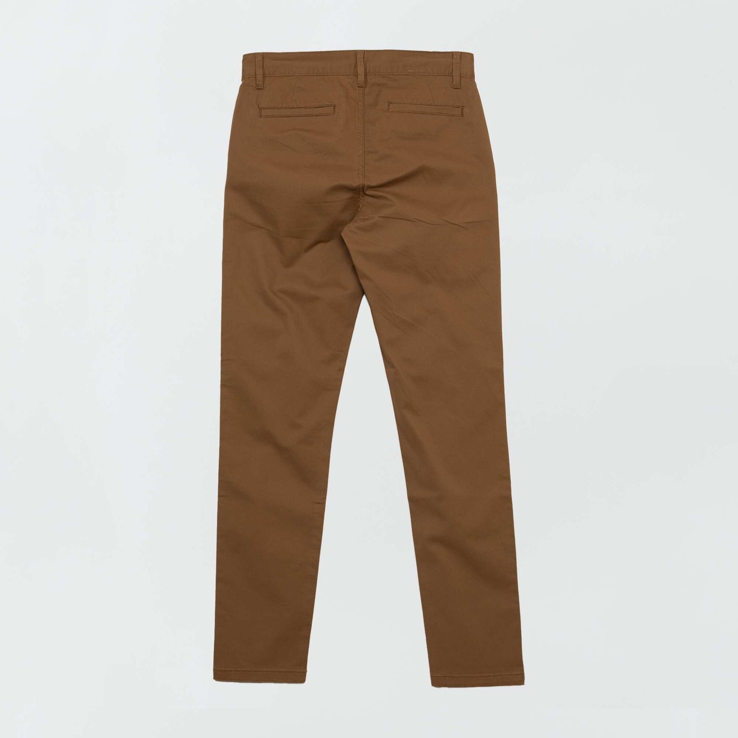 Pantalon chino slim Marron