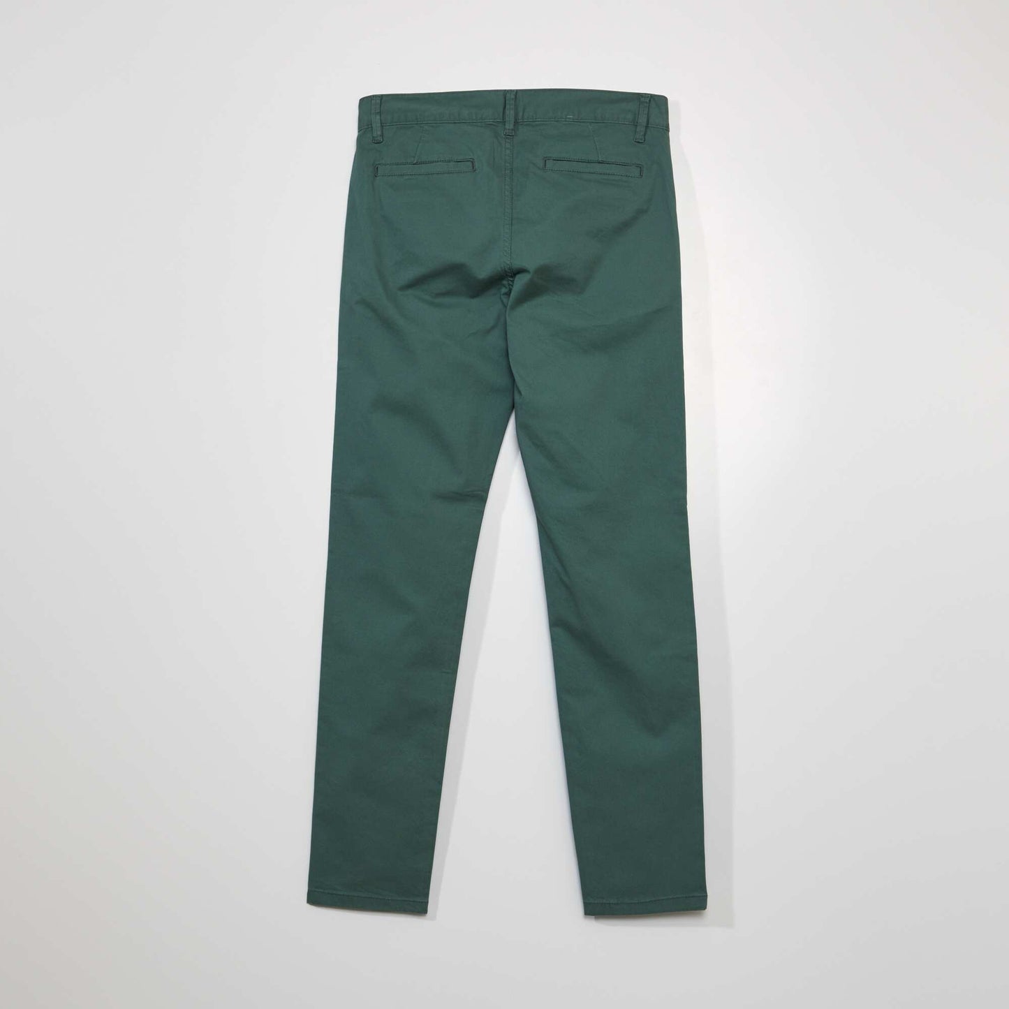 Pantalon chino slim Vert