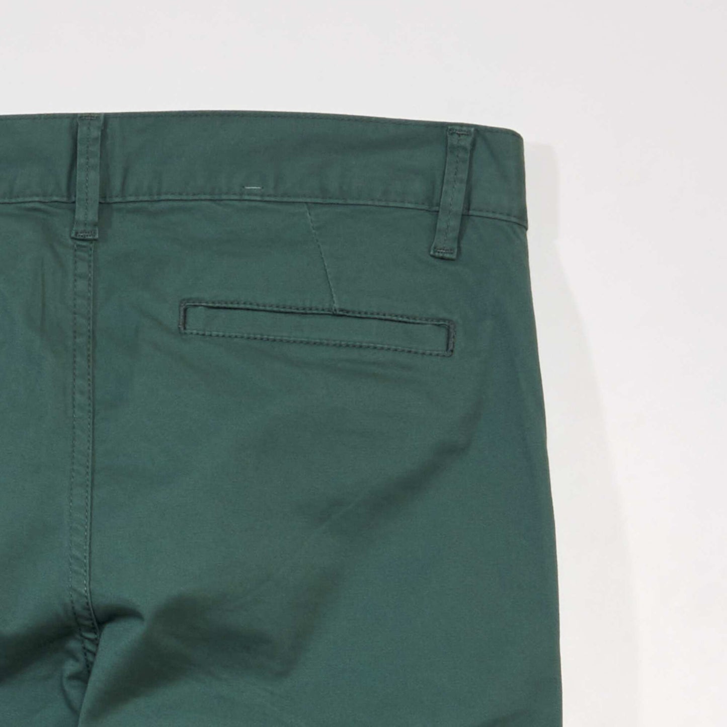 Pantalon chino slim Vert