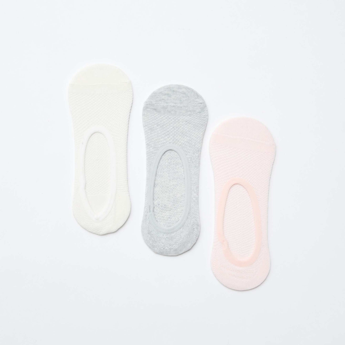 Lot de 3 paires de chaussettes invisibles ROSE