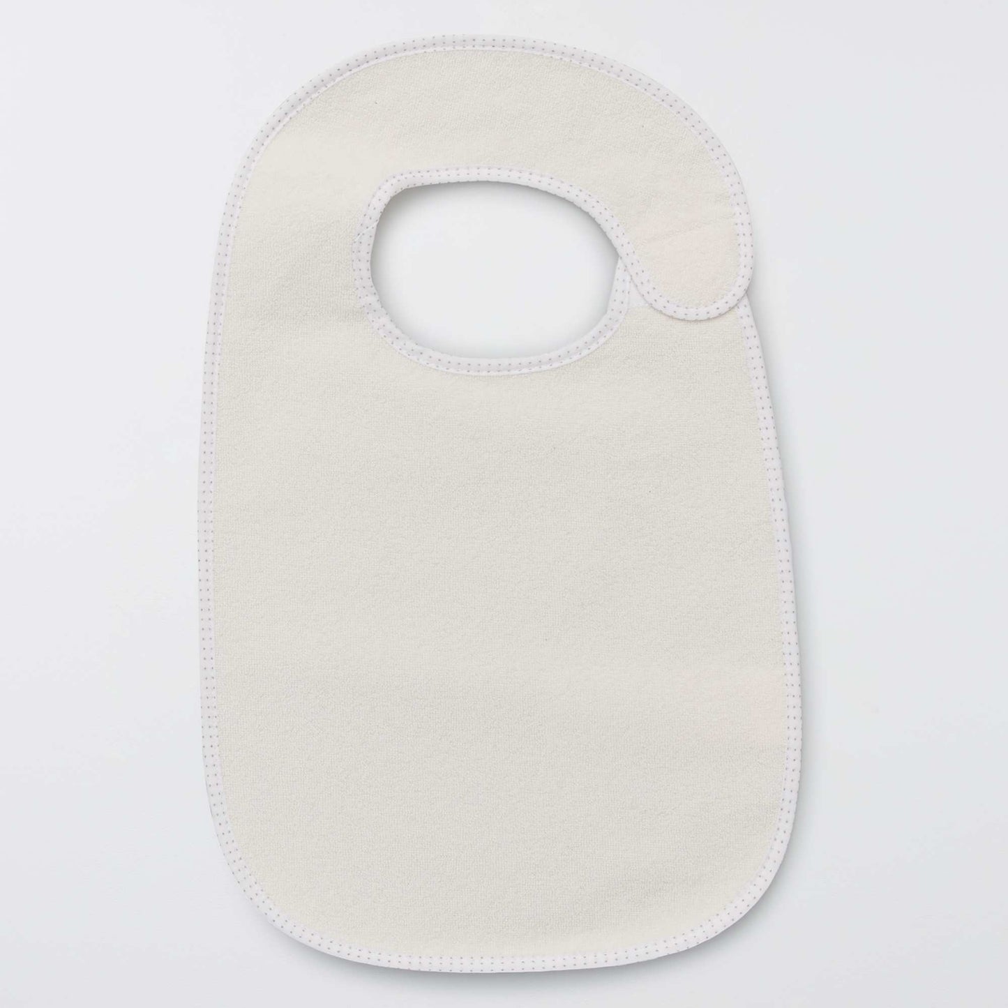 Le lot de 7 bavoirs éponge doublés Marron/blanc