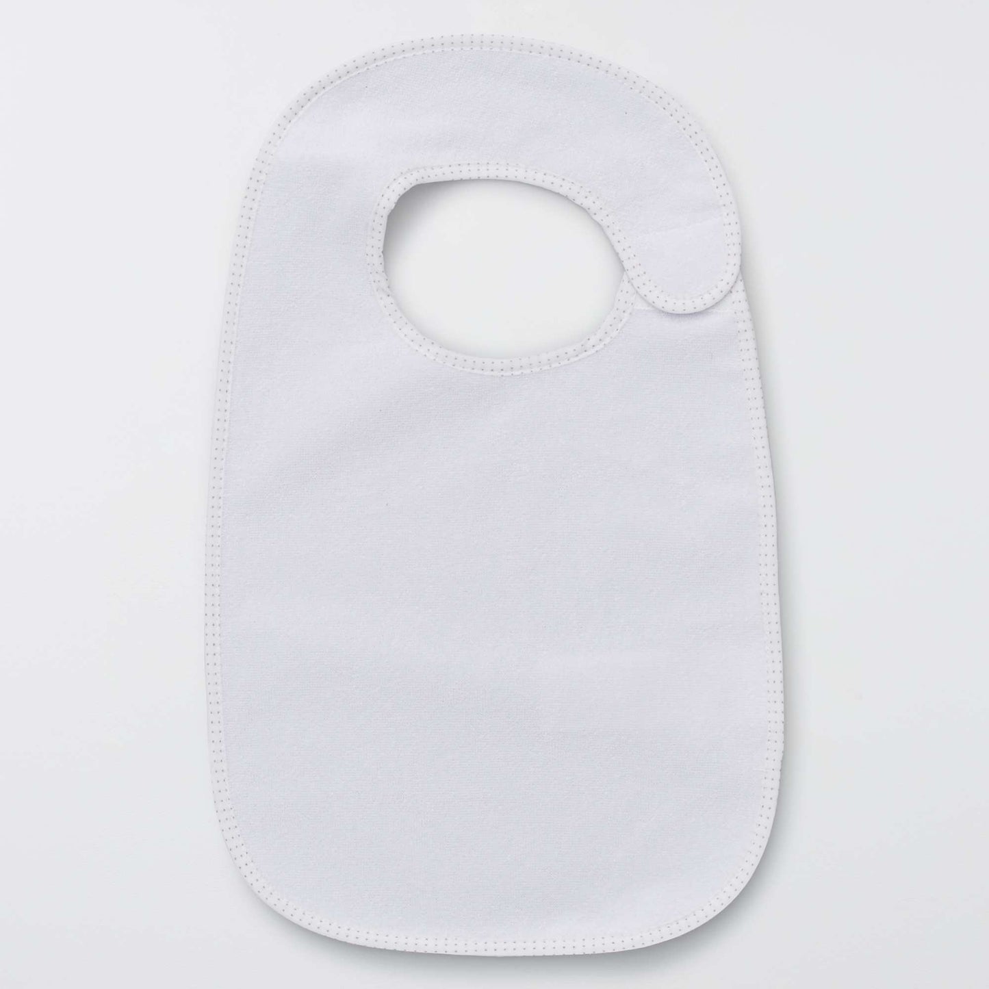 Le lot de 7 bavoirs éponge doublés Marron/blanc