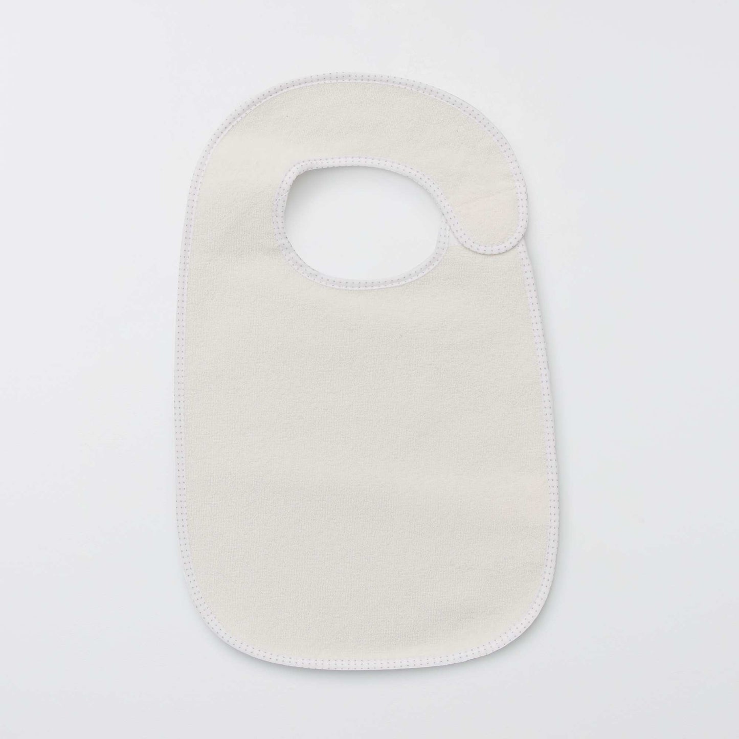 Le lot de 7 bavoirs éponge doublés Marron/blanc