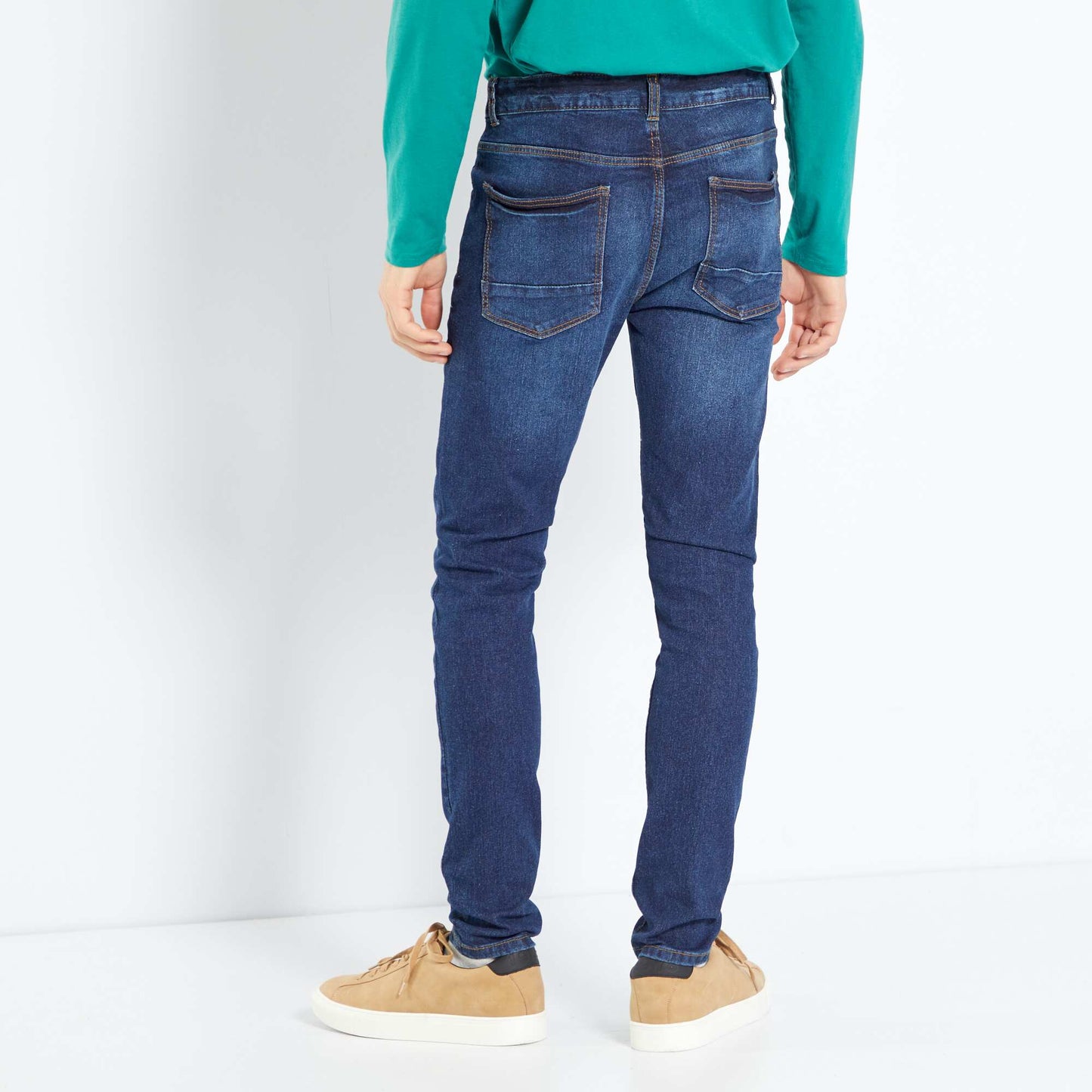 Jean skinny à 5 poches brut