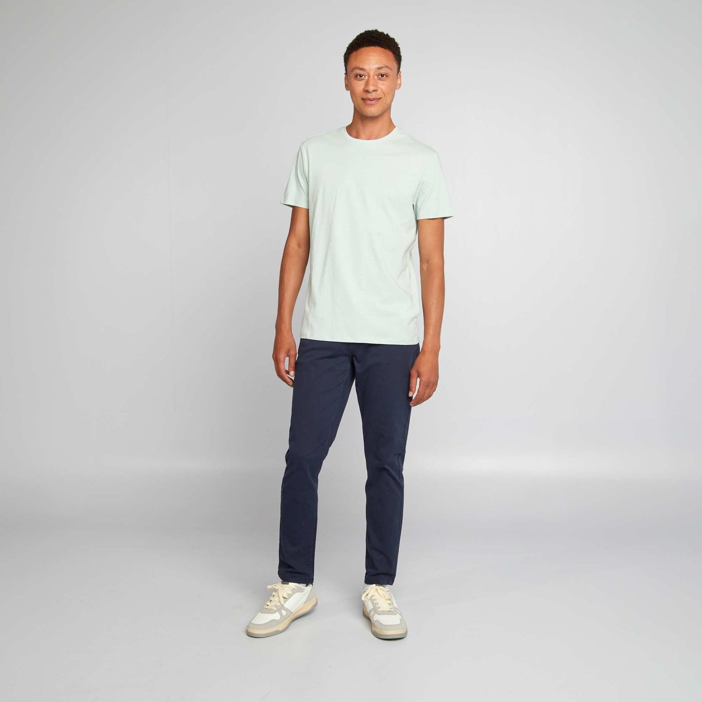 Chino slim 5 poches - L32 bleu marine