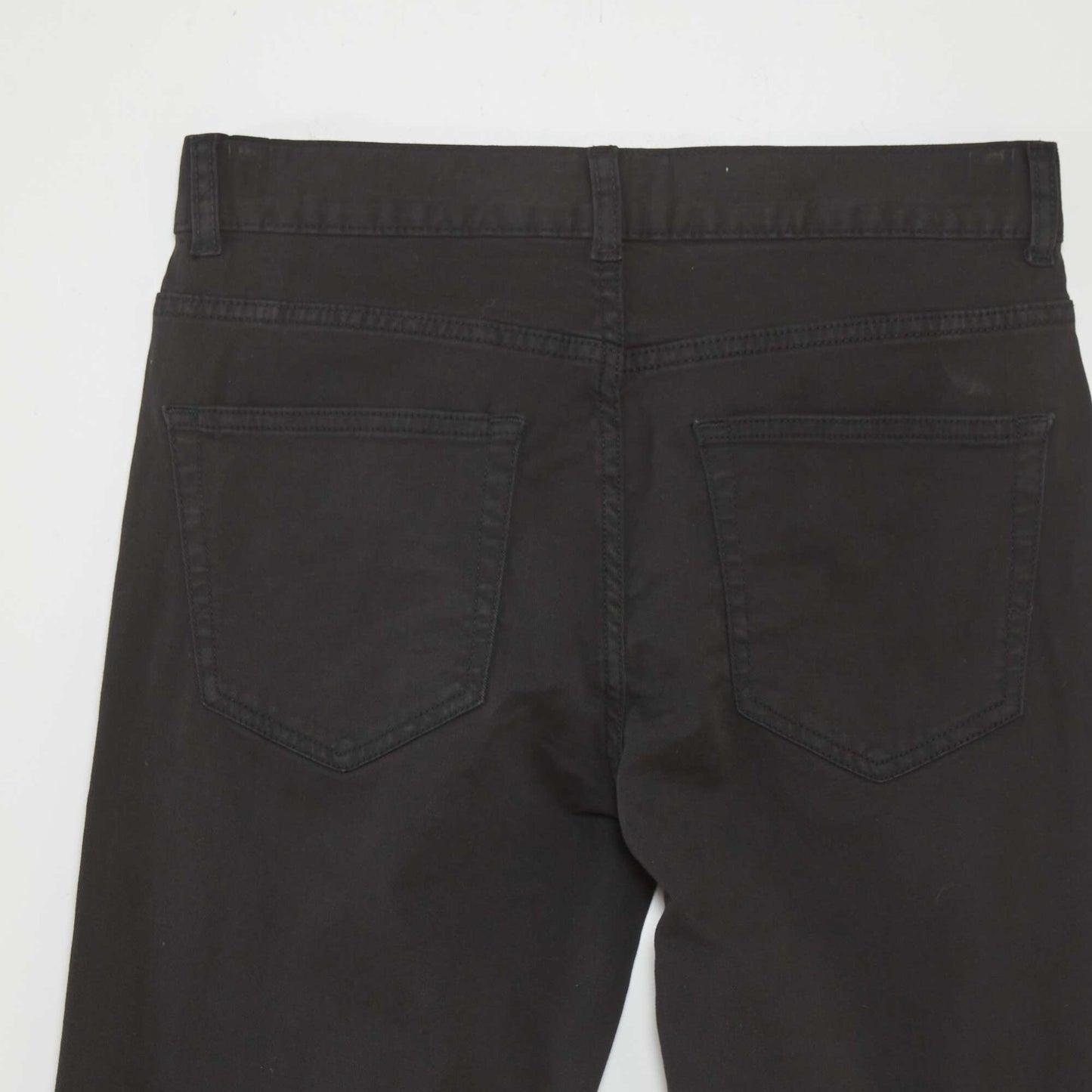 Chino slim 5 poches - L32 noir