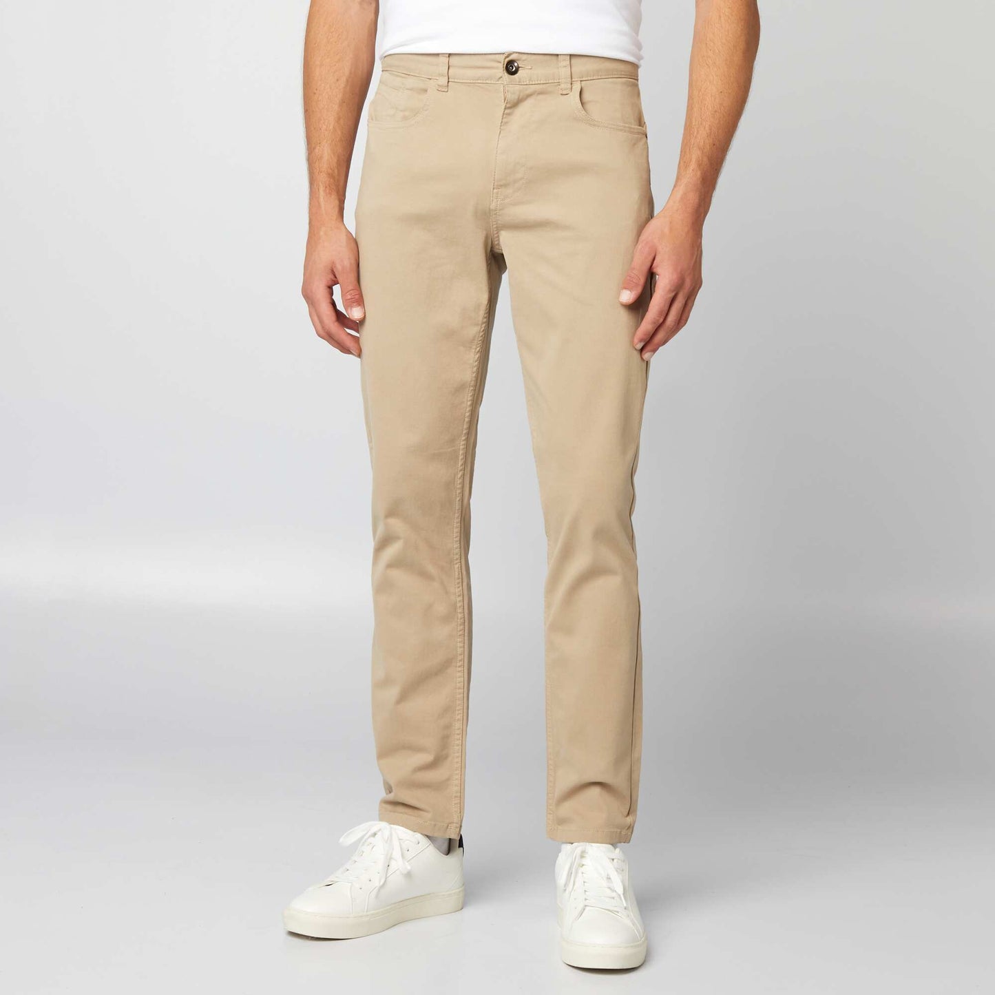 Chino slim 5 poches - L32 beige