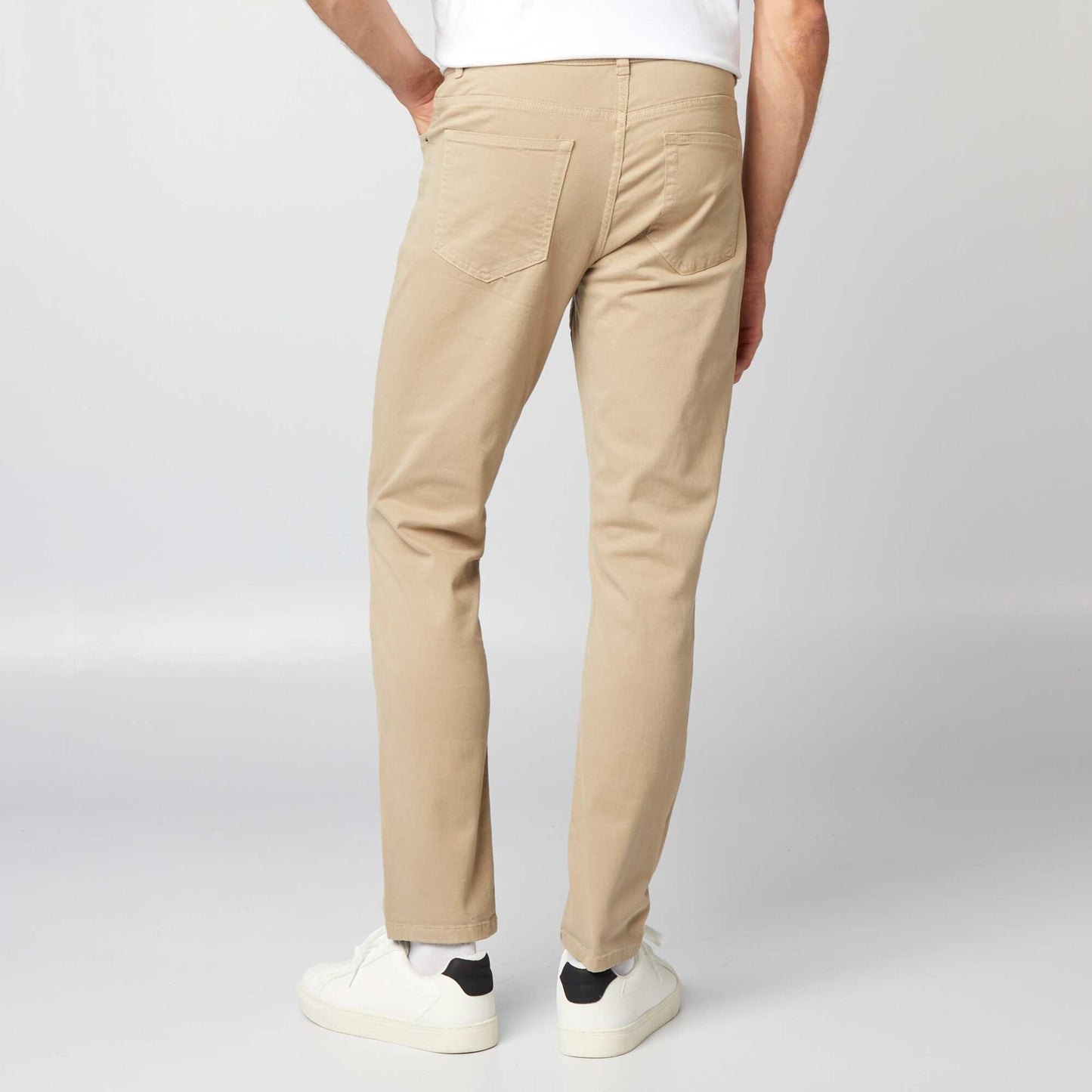 Chino slim 5 poches - L32 beige