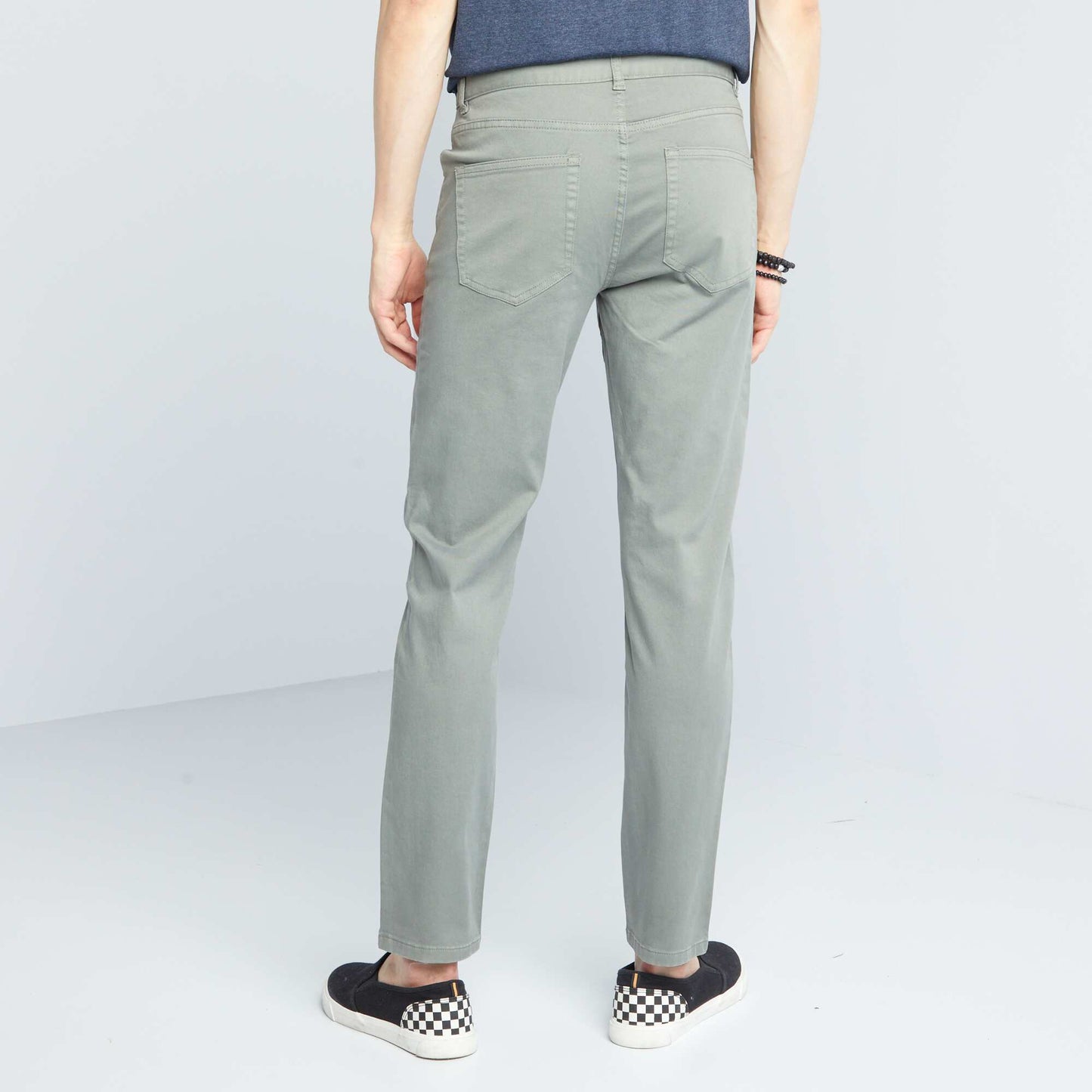 Chino slim 5 poches - L32 Kaki