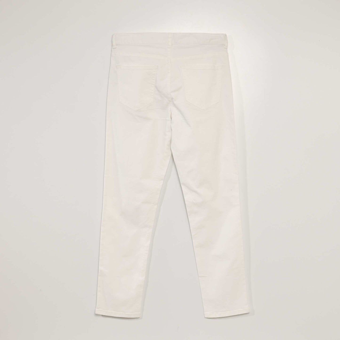 Chino slim 5 poches - L32 blanc