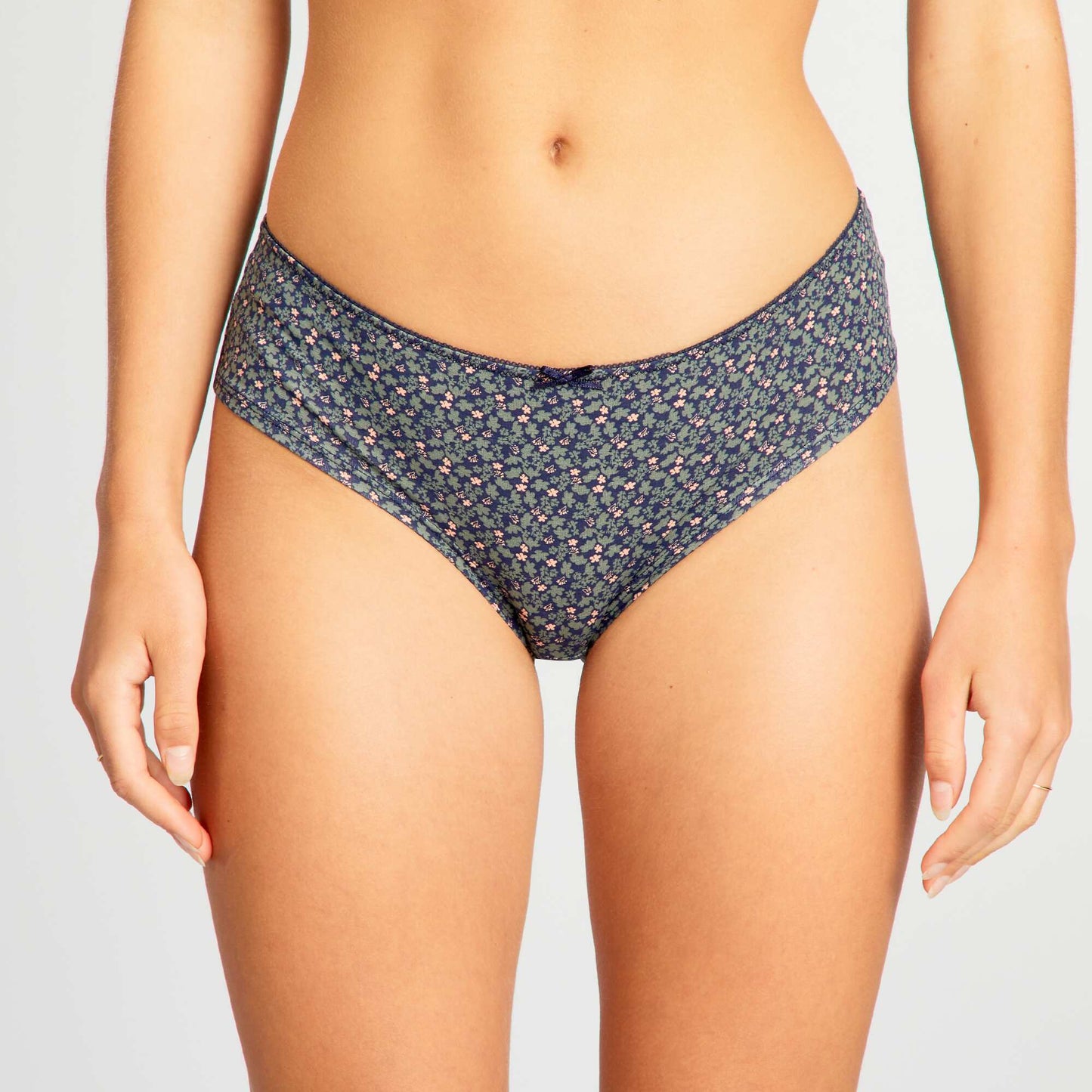 Lot de 3 shorties kaki/blanc