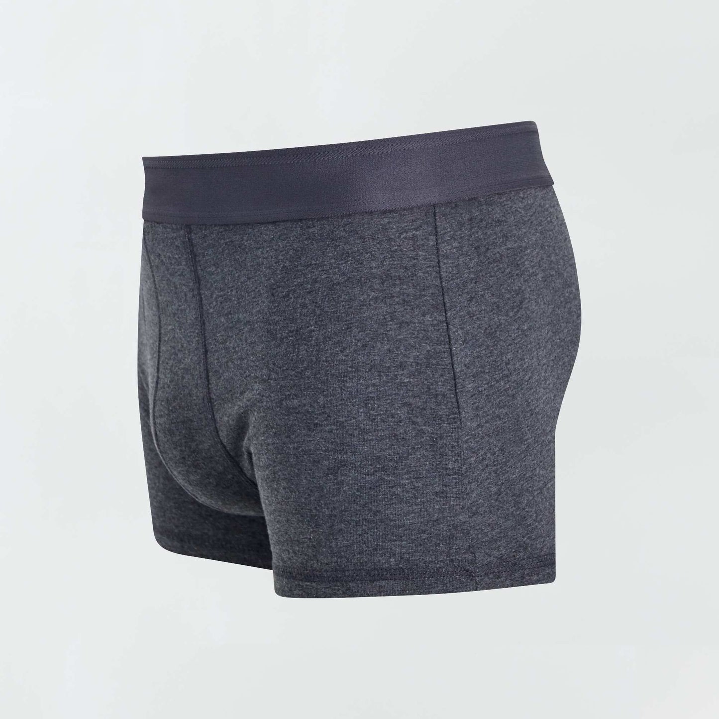 Lot de 3 boxers unis Gris foncé