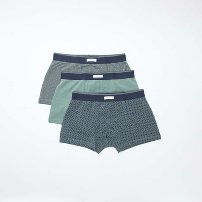Lot 3 boxers stretch KAKI