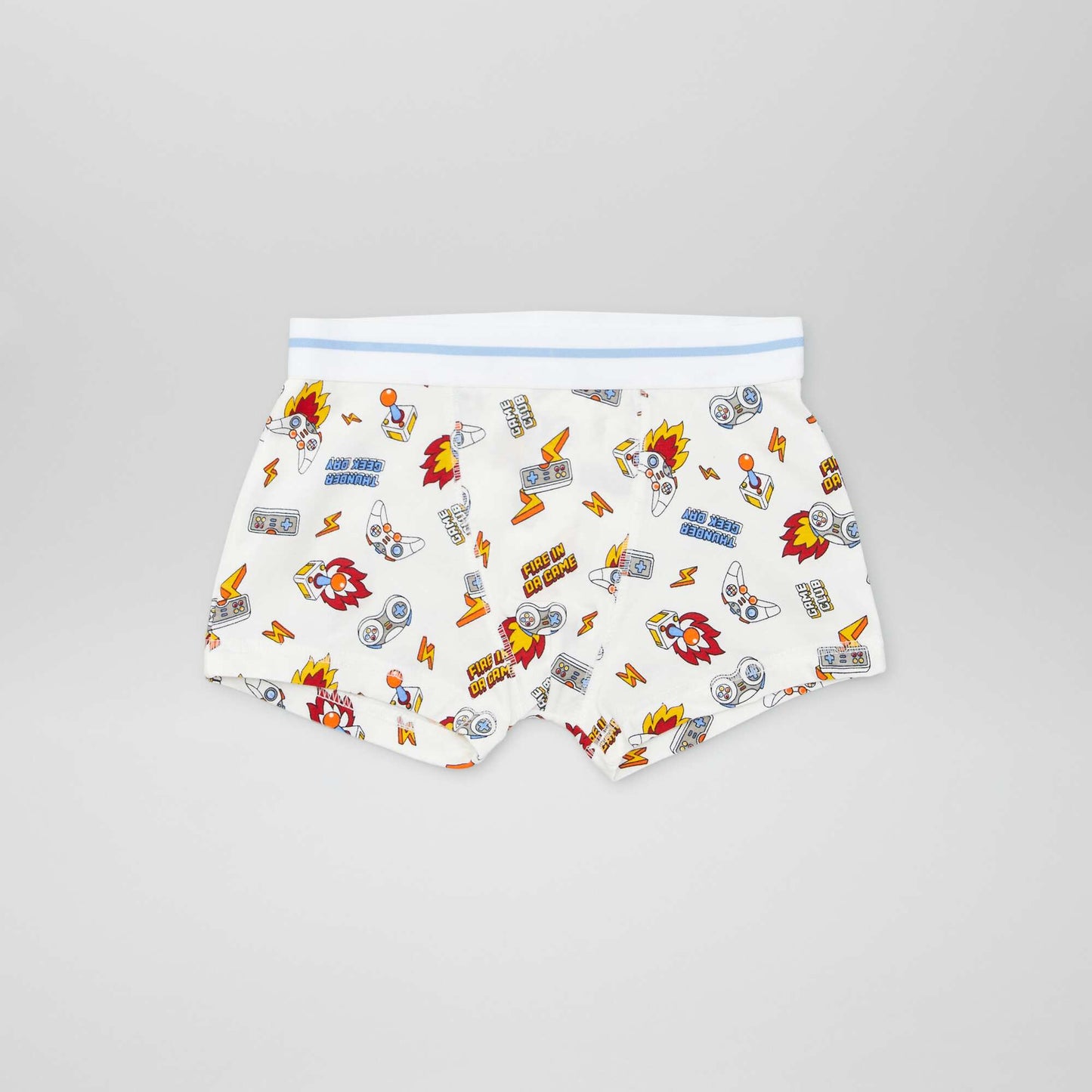 Lot de 3 boxers Bleu marine/rouge/blanc