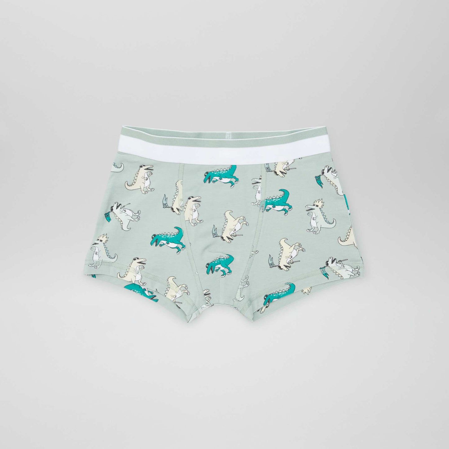 Lot de 3 boxers Vert/gris/jaune