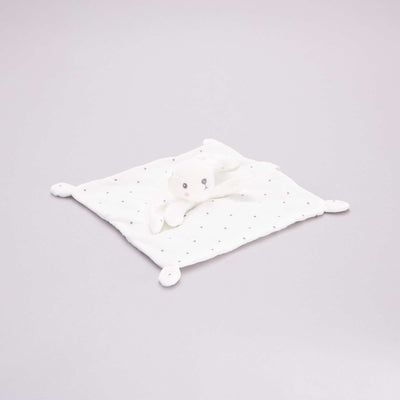 Doudou velours blanc