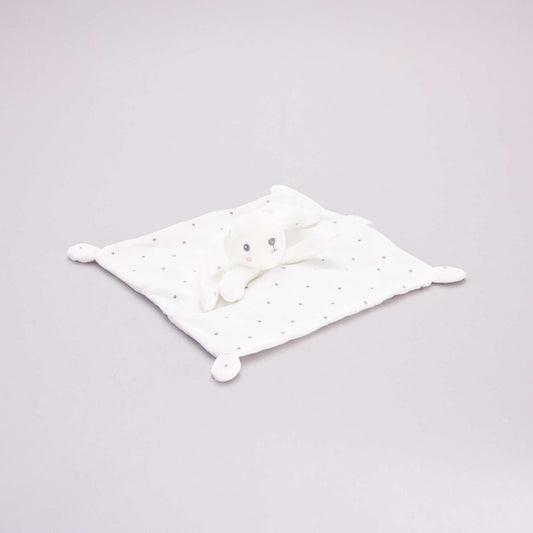 Doudou velours blanc