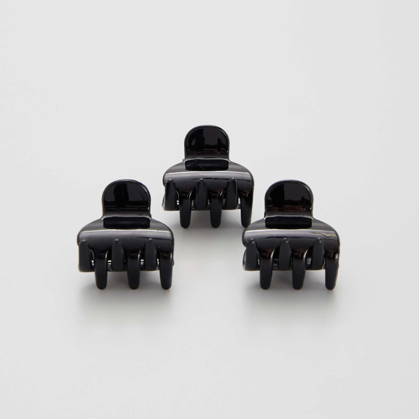 Lot de 3 pinces crabes noir