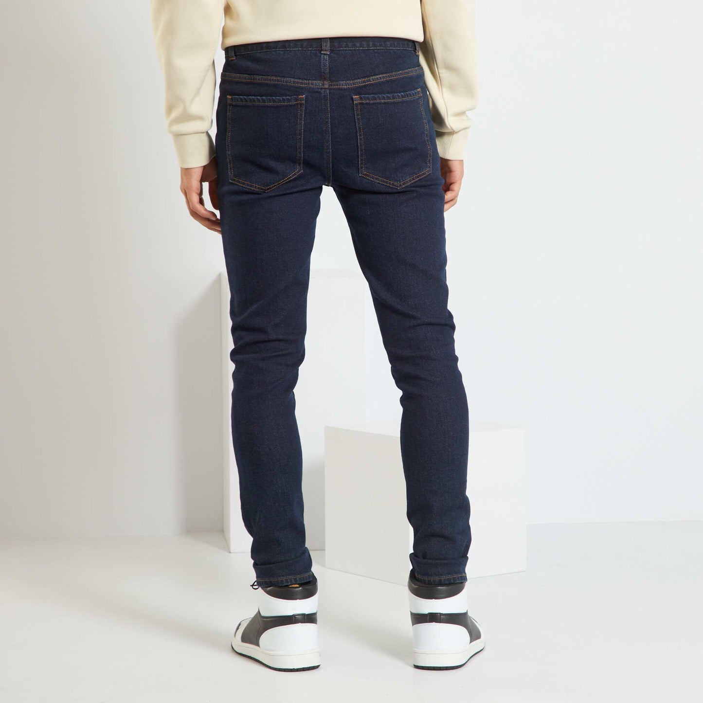 Jean skinny brut Bleu