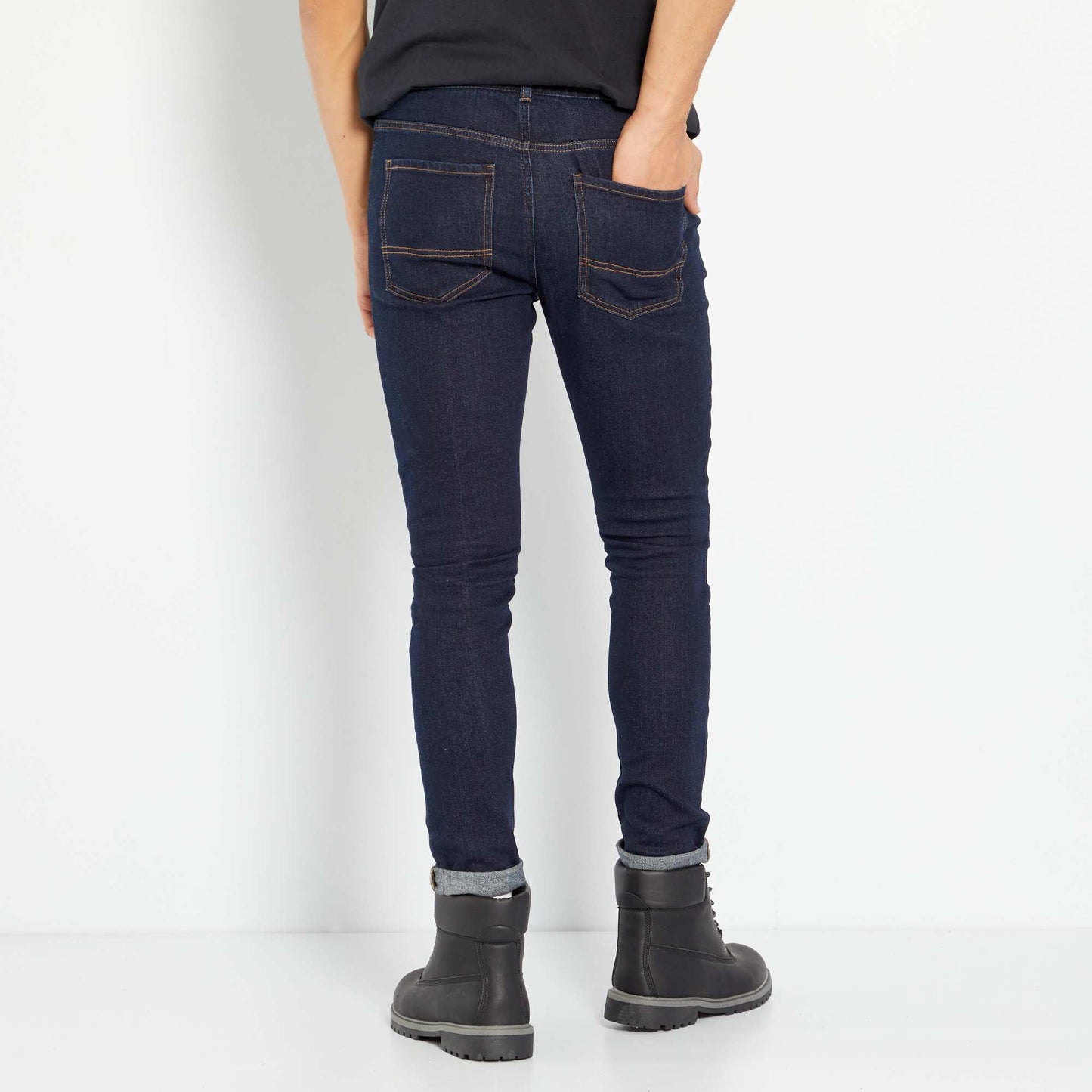 Jean skinny brut Bleu