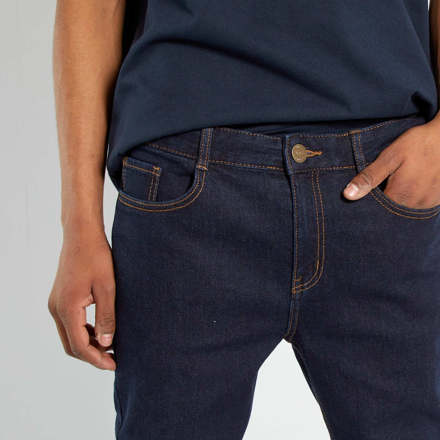 Jean skinny brut Bleu