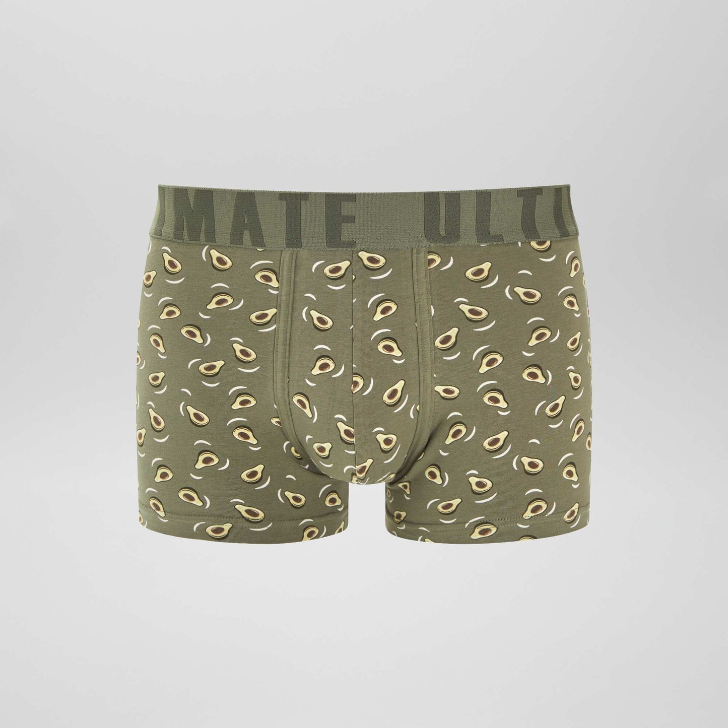 Lot de 3 boxers fantaisie VERT/GRIS