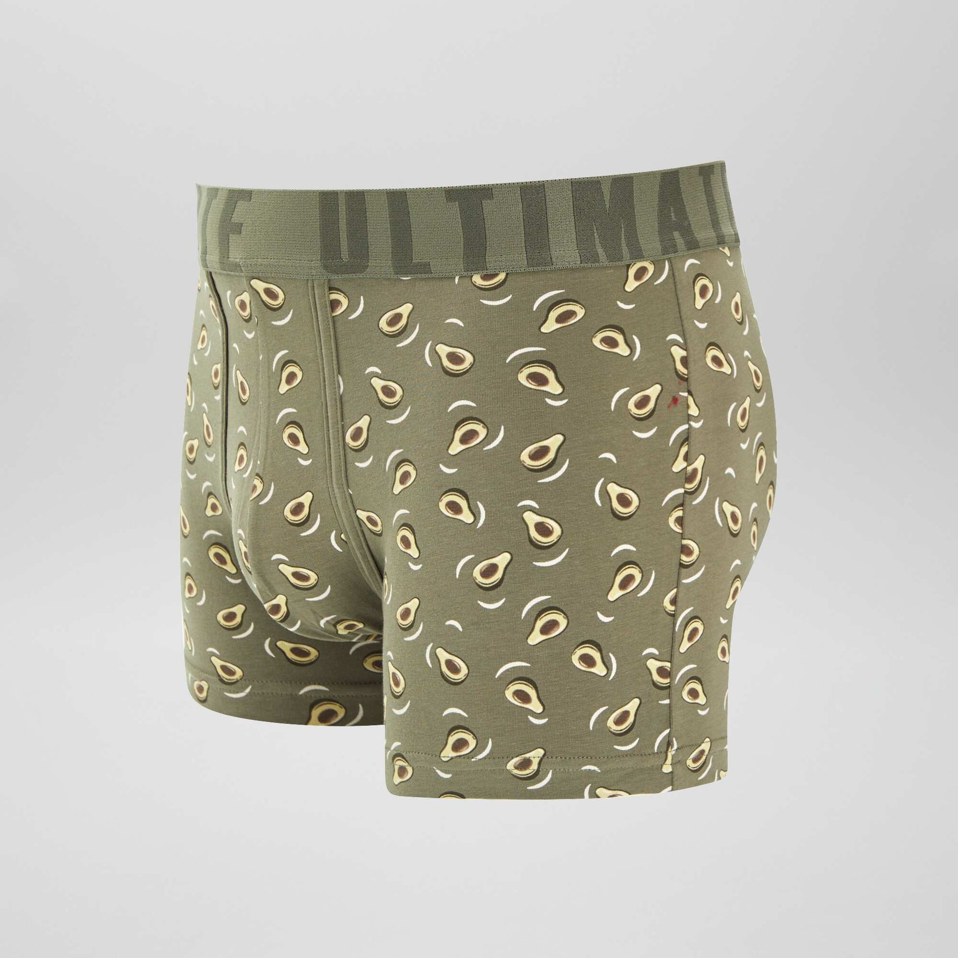 Lot de 3 boxers fantaisie VERT/GRIS