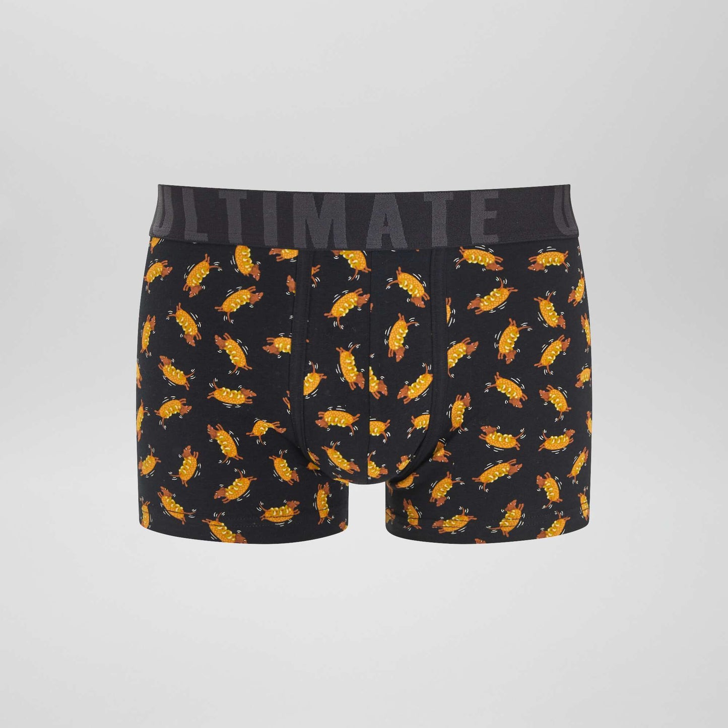 Lot de 3 boxers fantaisie NOIR/BLEU/JAUNE